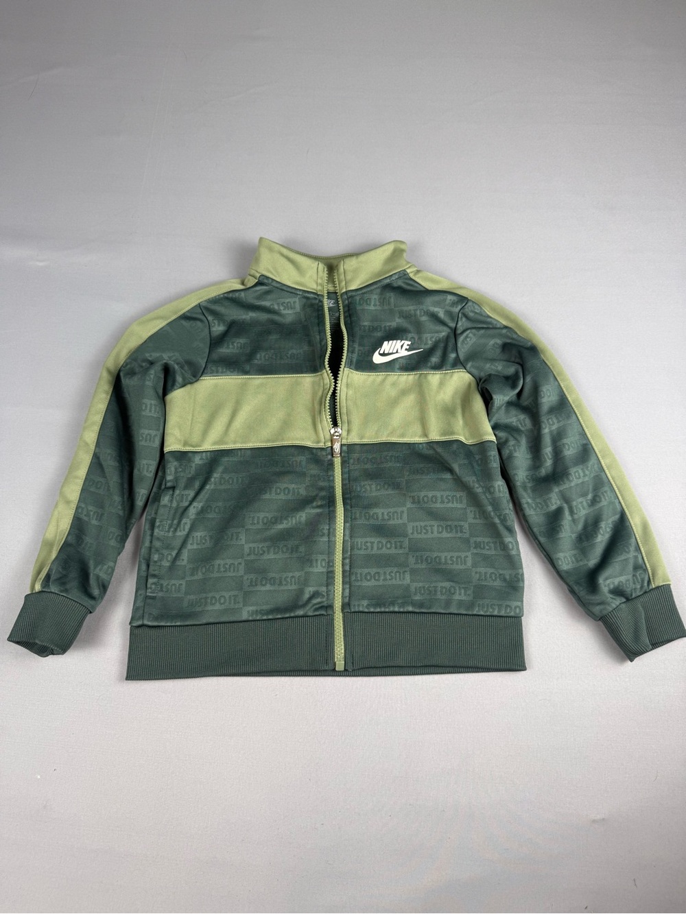 Nike Youth Large Green Just Do It Full Zip Track Jacket 14-16